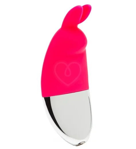 Мини-вибратор с ушками Happy Rabbit розовый фото 1