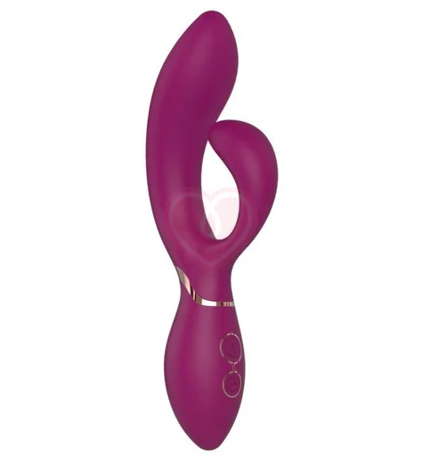 Вибратор с клиторальным стимулятором Anasteisha An Flower фото 1