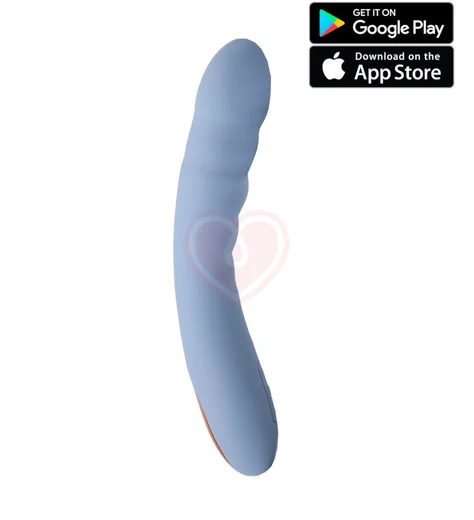 Вибратор с пульсацией Svakom Ava Neo и управлением от приложения голубой фото 1