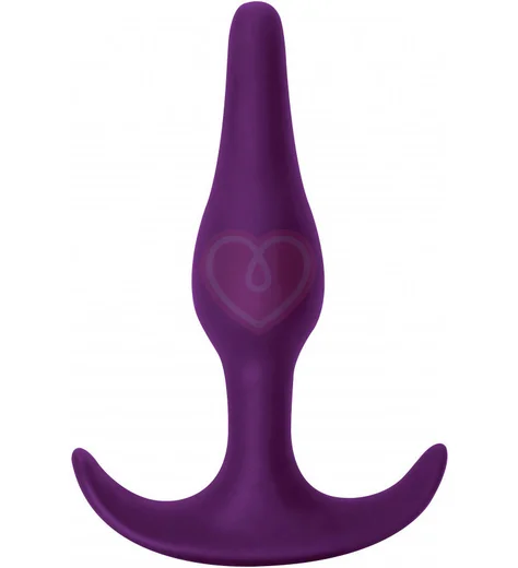 Узкая анальная пробка Spice It Up Starter фиолетовая фото 1