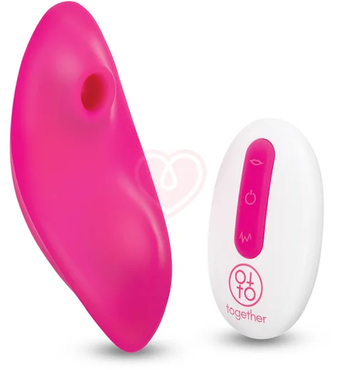 Вакуумно-волновой вибростимулятор Suck n'Go розовый фото 1