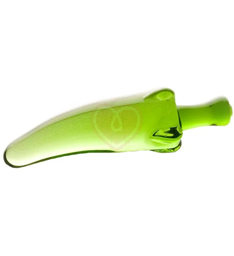 Стеклянный стимулятор Sexus Glass Green Pepper фото 1