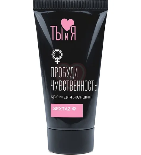 Возбуждающий крем для женщин Ты и Я Sextaz-W 25 г фото 1