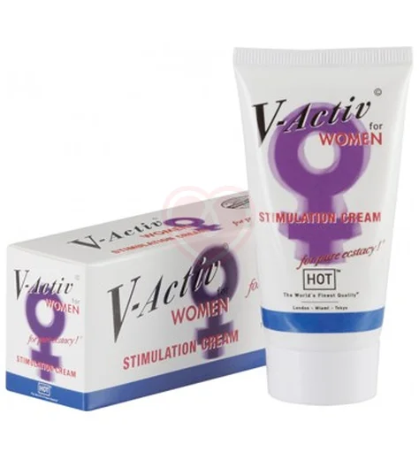 Крем Hot V-activ со стимулирующим эффектом для женщин 50 мл фото 1