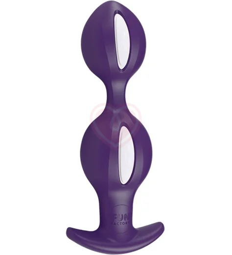 Анальные шарики Fun Factory B Balls фиолетовые фото 1