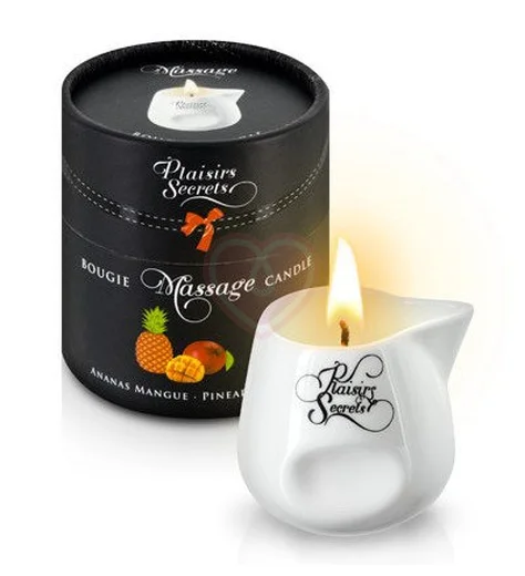 Свеча с массажным маслом Concorde Massage Candle Ананас и манго 80 мл фото 1