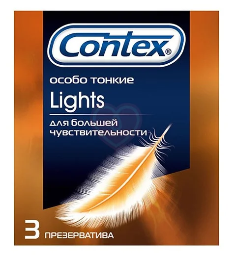 Презервативы Contex Lights максимально чувствительные 3 шт фото 1