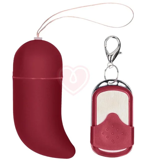 Виброяйцо с пультом управления Medium Wireless Vibrating G-Spot Egg красное фото 1