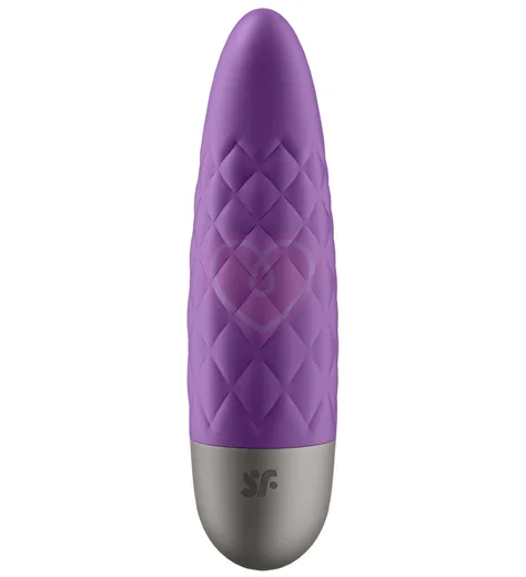 Рельефная вибропуля Satisfyer Ultra Power Bullet 5 фиолетовый фото 1
