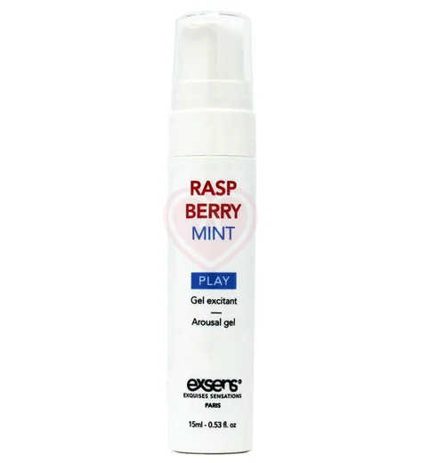 Охлаждающий гель Exsens Raspberry Mint малина и мята 15 мл фото 1