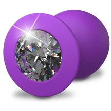 Анальная пробка Her Little Gem Large Plug большая фиолетовая