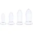 Набор прозрачных стеклянных анальных пробок b-Vibe Anal Dilators Set фото 1