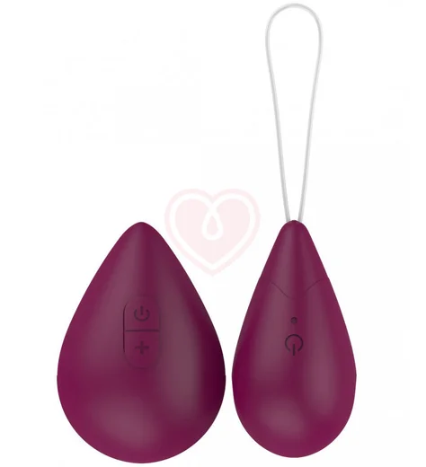 Виброяйцо с пультом Take it Easy Best бордовое фото 1