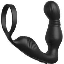 Стимулятор простаты с эрекционным кольцом Ass-Gasm Pro P-Spot Milker чёрный