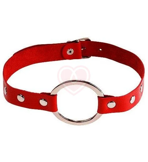 Кляп-расширитель с кольцом Sitabella красный фото 1