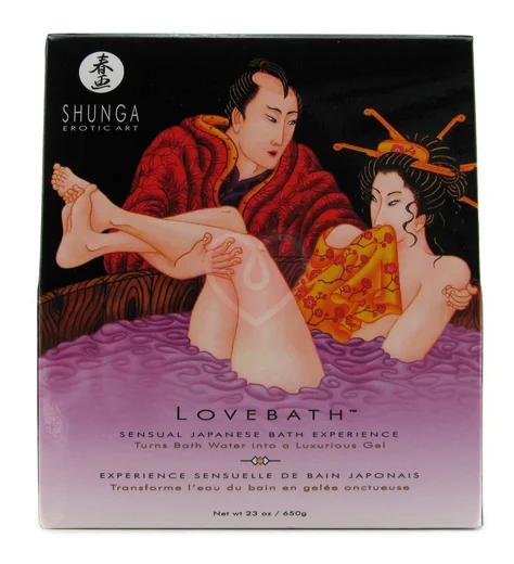 Гель для необычного принятия ванны Shunga LoveBath Чувственный лотос 650 г фото 1