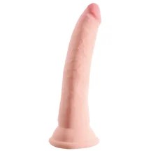 Фаллоимитатор на присоске King Cock Triple Density 18 см телесный