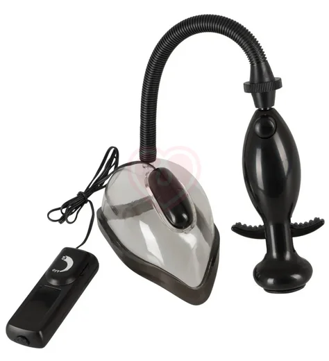 Вакуумная помпа с вибрацией Vibrating Vagina Sucker фото 1