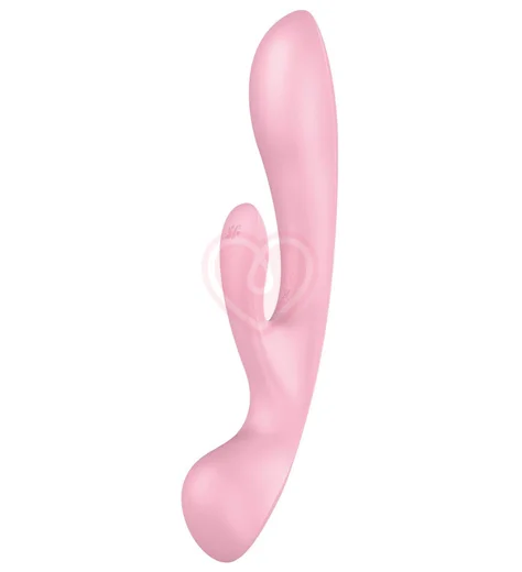 Вибратор-массажёр с 3 моторами Satisfyer Triple Oh розовый фото 1