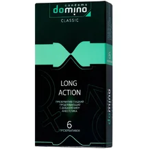Пролонгирующие презервативы Domino Long Action 6 шт