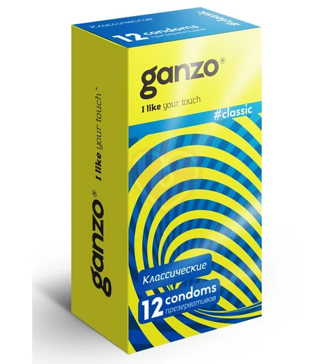 Презервативы Ganzo Classic классические с обильной смазкой 12 шт фото 1