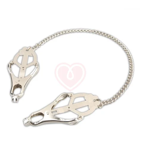 Металлические зажимы на соски Клевер фото 1