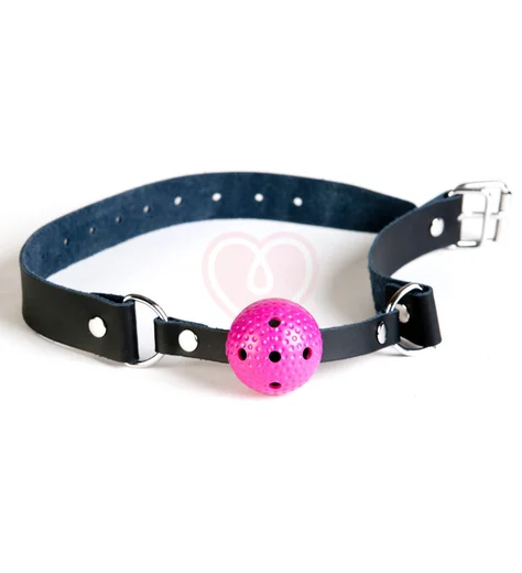 Кляп с отверстиями для дыхания ToyFa Theatre розовый фото 1