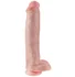 Фаллоимитатор на присоске с мошонкой King Cock with Balls 40 см телесный фото 1
