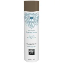 Массажное масло Shiatsu Massage Oil Masculine Амбра и эвкалипт 100 мл