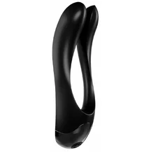 Мини-вибратор с двумя кончиками Satisfyer Candy Cane чёрный