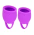 Набор из 2 менструальных чаш Lola Natural Wellness Tulip фиолетовый фото 1