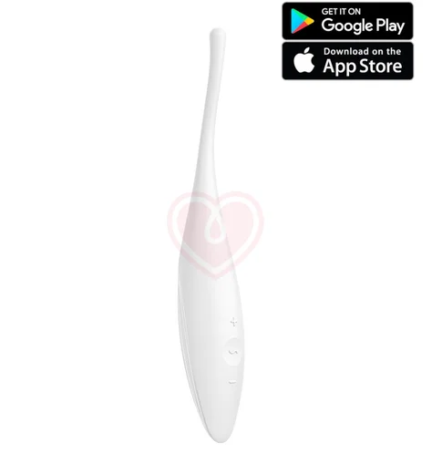 Точечный вибратор Satisfyer Twirling Joy с управлением от приложения белый фото 1