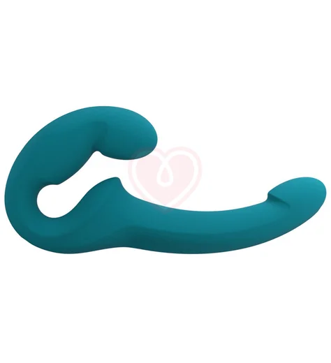 Безремневой страпон Fun Factory Share Lite тёмно-бирюзовый фото 1