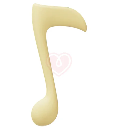 Вибратор в форме ноты Osuga Oradio жёлтый фото 1