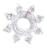 Кольцо эрекционное Toyfa Love Ring снежинка прозрачное фото 1