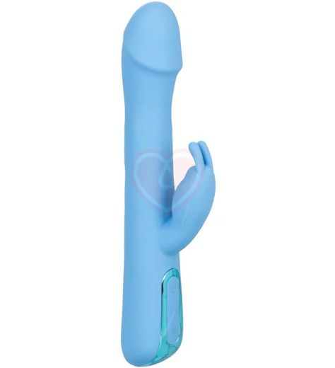 Вибратор-кролик с ротацией Elite Rotating Rabbit голубой фото 1