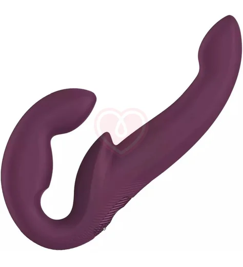 Безремневой страпон Fun Factory Share Vibe Pro бордовый фото 1