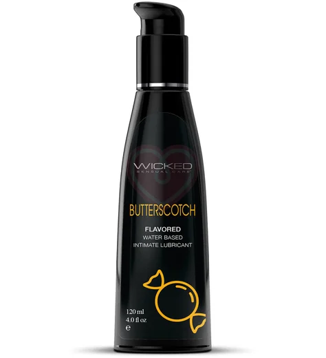 Оральный лубрикант Wicked Aqua Butterscotch со вкусом ириски 120 мл фото 1