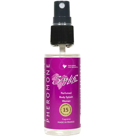 Парфюмированный спрей для тела Sexy Life №15 с феромонами для женщин 50 мл фото 1