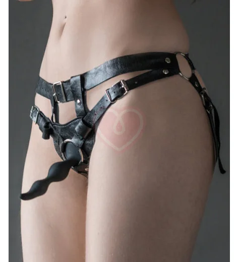 Анальный страпон No Mercy Softer One Size черный фото 1