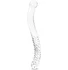 Стеклянный двусторонний фаллоимитатор Glass Pelvic Wand Double Ended прозрачный фото 1