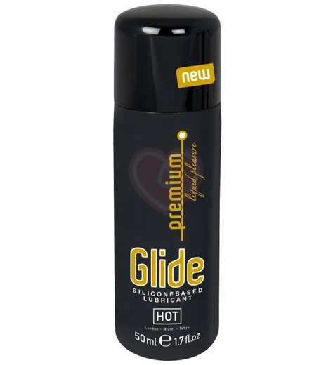 Силиконовый лубрикант Hot Premium Glide 50 мл фото 1