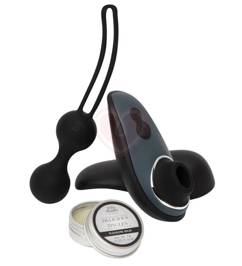 Набор Desire Blooms '50 оттенков серого' и Womanizer Liberty фото 1