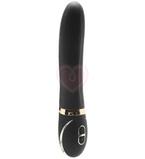 Рельефный силиконовый вибратор Fredericks чёрный фото 1