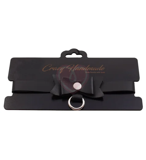 Ошейник-чокер с бабочкой и колечком Crazy Handmade фото 1