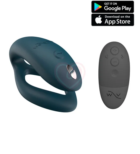 Вибратор для пар We-Vibe Sync O с дистанционным управлением зелёный фото 1
