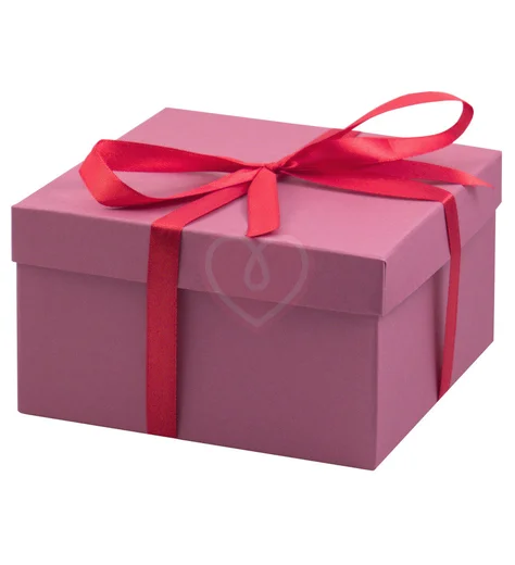 Подарочная коробка Мальва 15х15 см дымчато-розовая фото 1