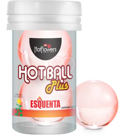 Масляный лубрикант в шариках Hot Ball Plus с разогревающим эффектом фото 1