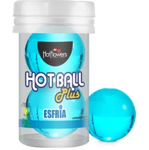 Масляный лубрикант в шариках Hot Ball Plus с охлаждающим эффектом