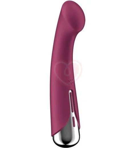 Вибратор для зоны G с ротацией Satisfyer Spinning G-Spot 1 бордовый фото 1